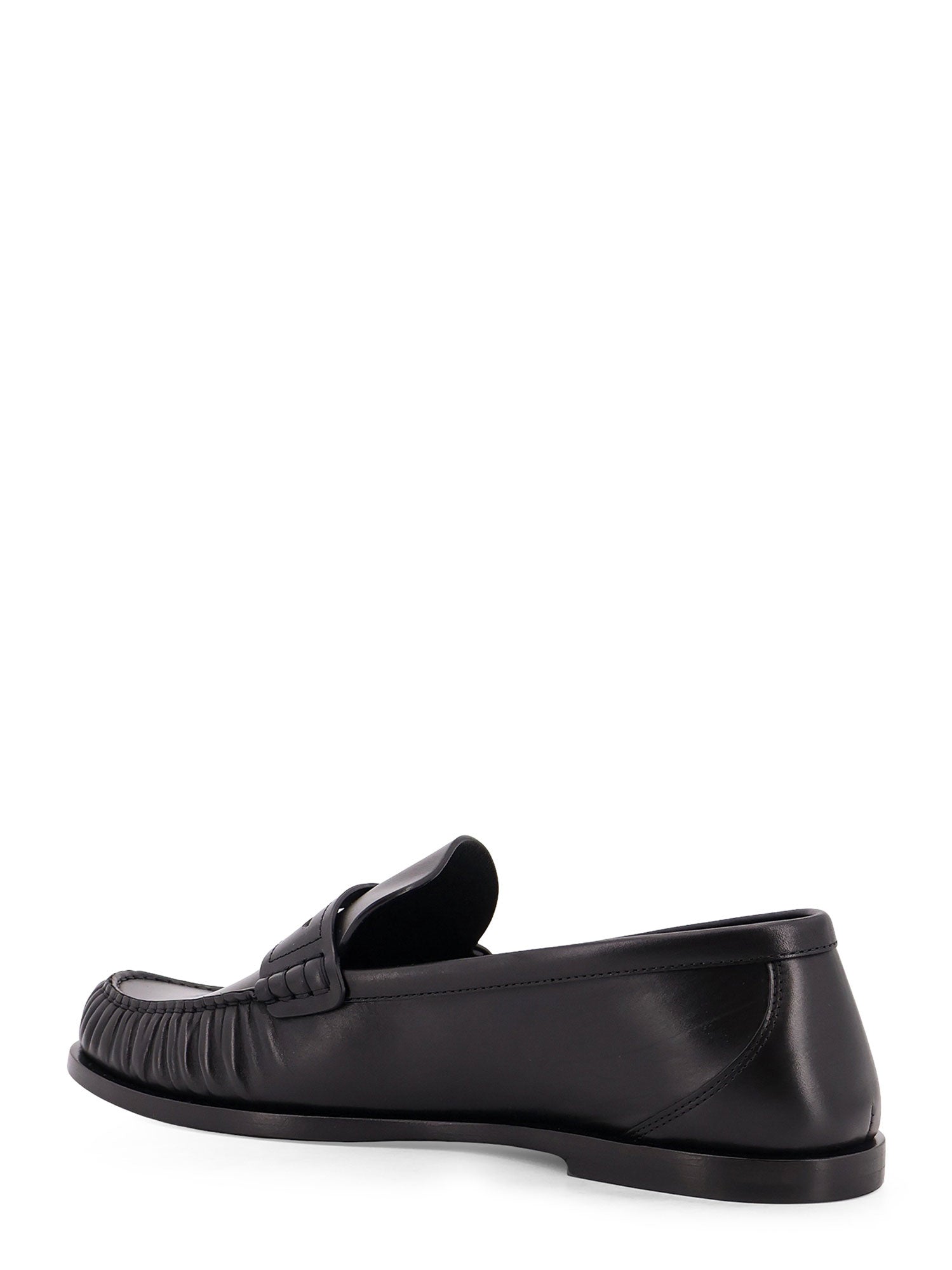 Saint Laurent Flat Shoes Black Pelle