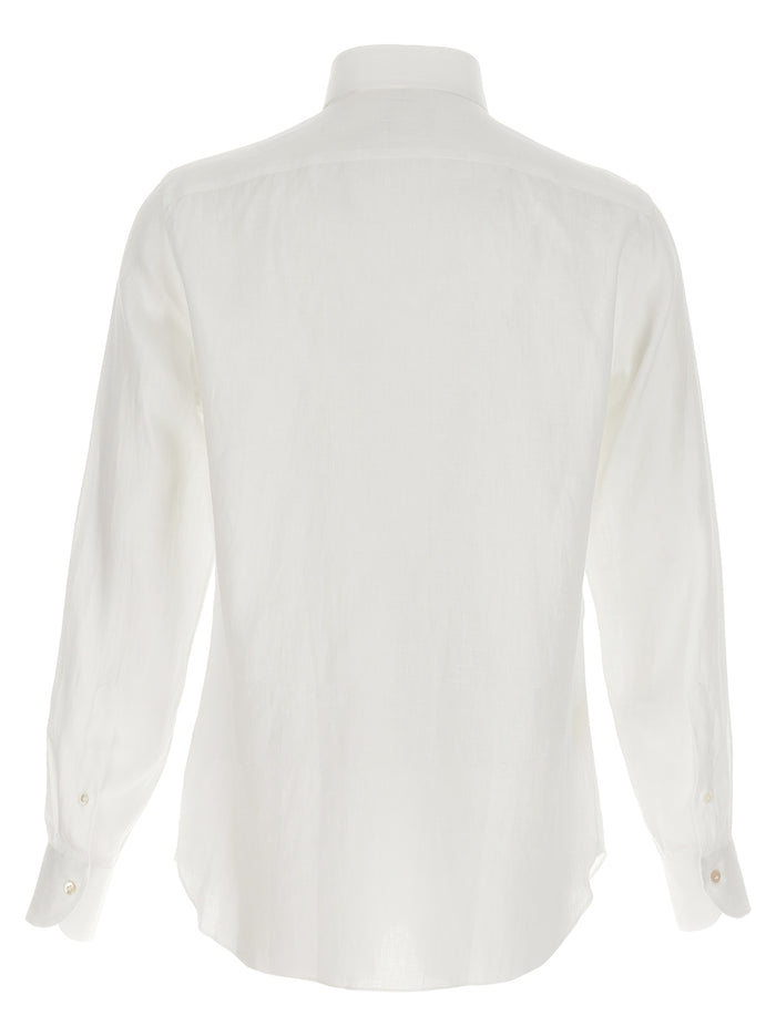 Nigel shirt White Linen Shirt, Blouse