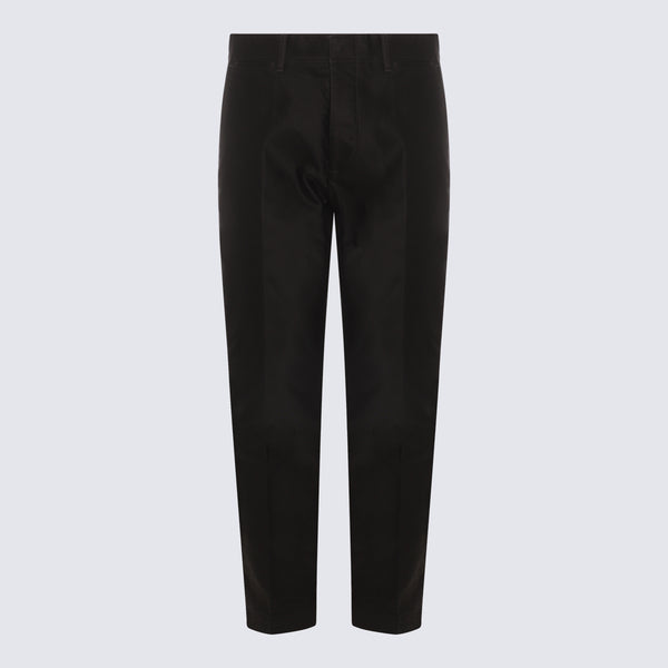 Alexander McQueen 100% Wool trousers in black