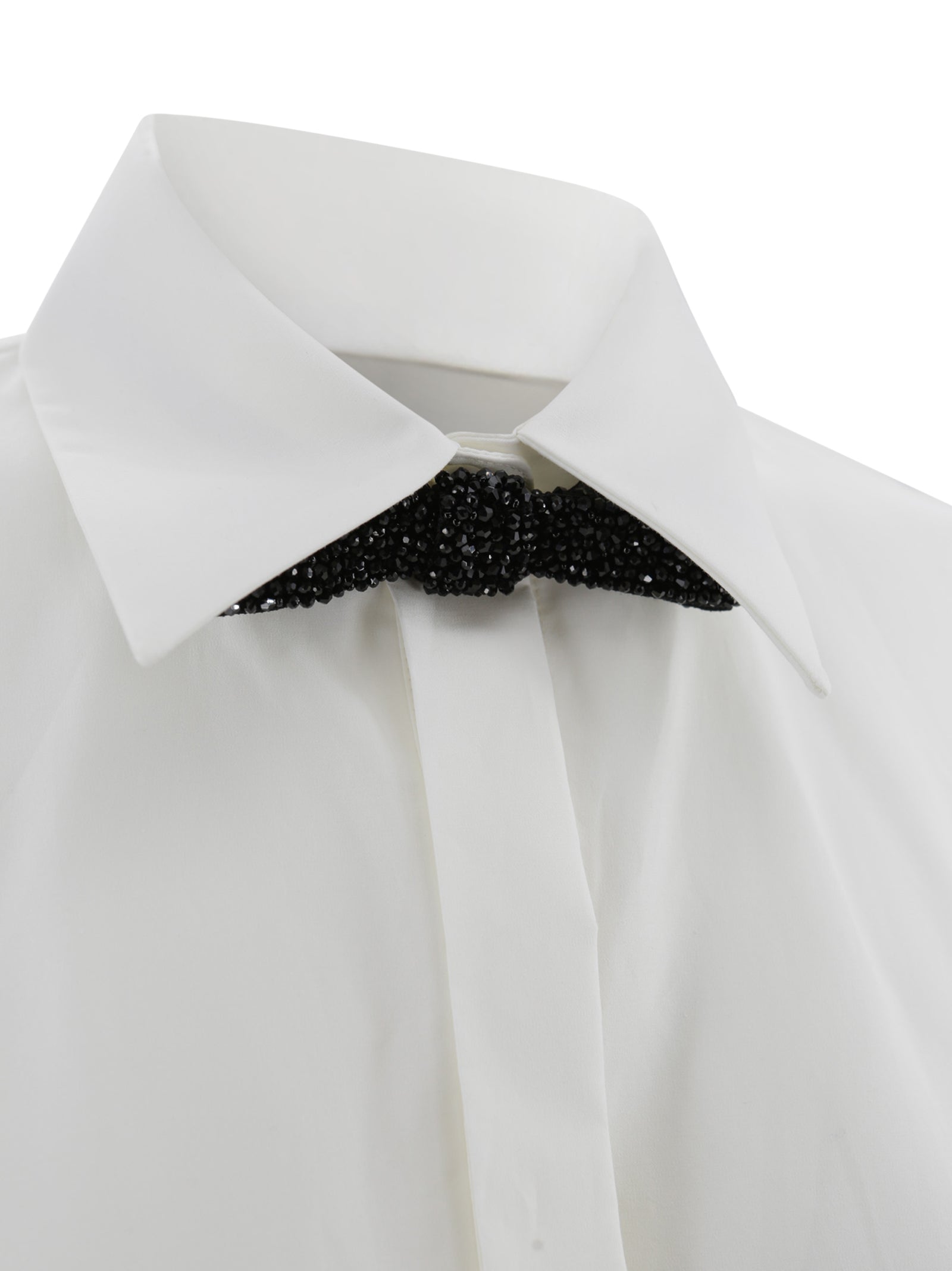 Max Mara Studio Shirts Bianco Cotone