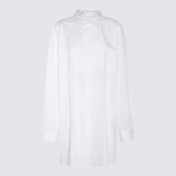 Maison Margiela 100% cotton dress in white