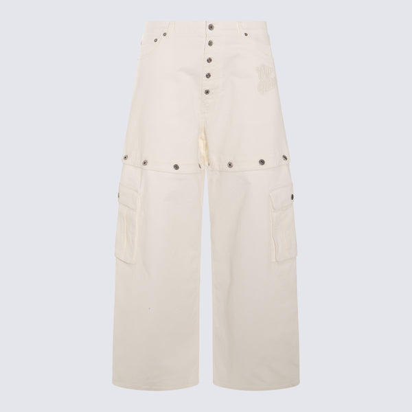 Off-White 98% Cotton jeans in white