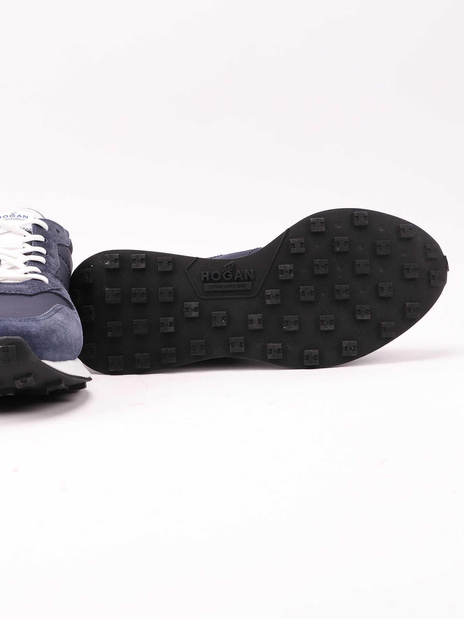 H601 Allacciato H Blue Calf Leather Shoe