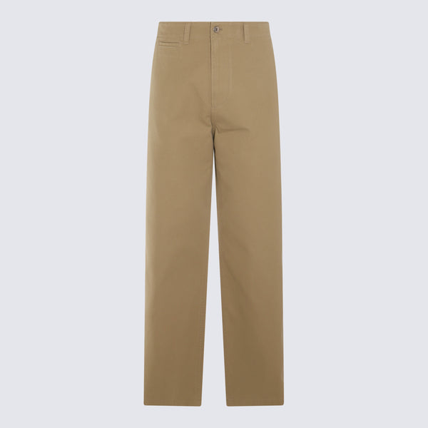 Burberry 100% Cotton trousers in beige