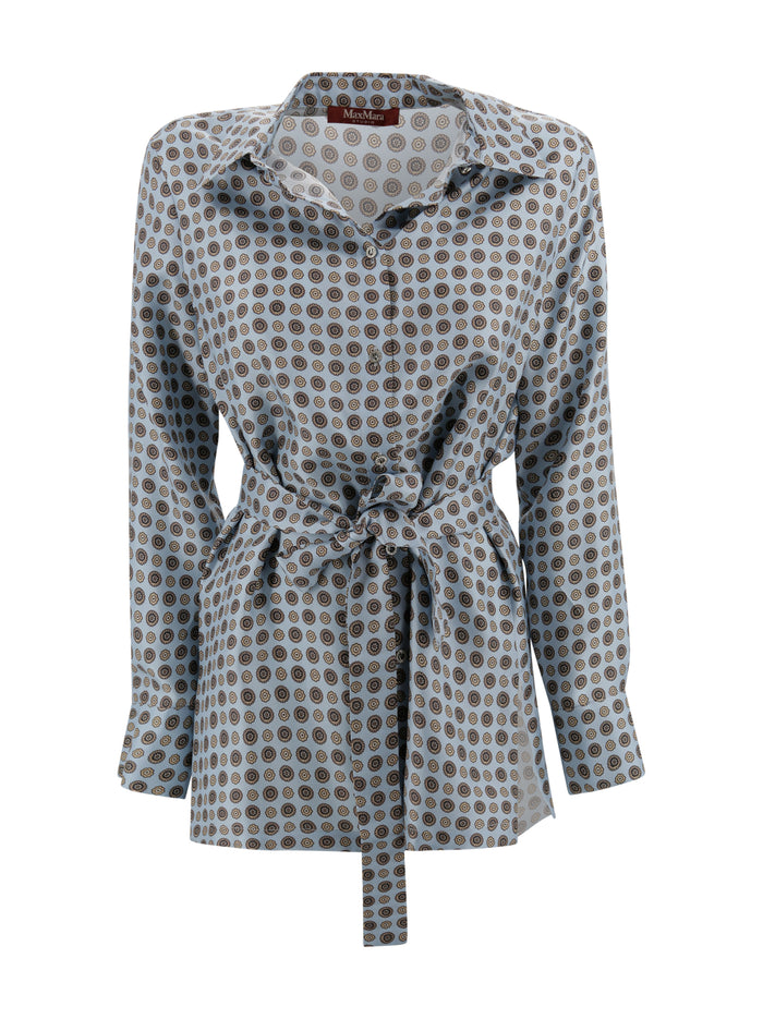 Max Mara Studio Jackets Azzurra Silk