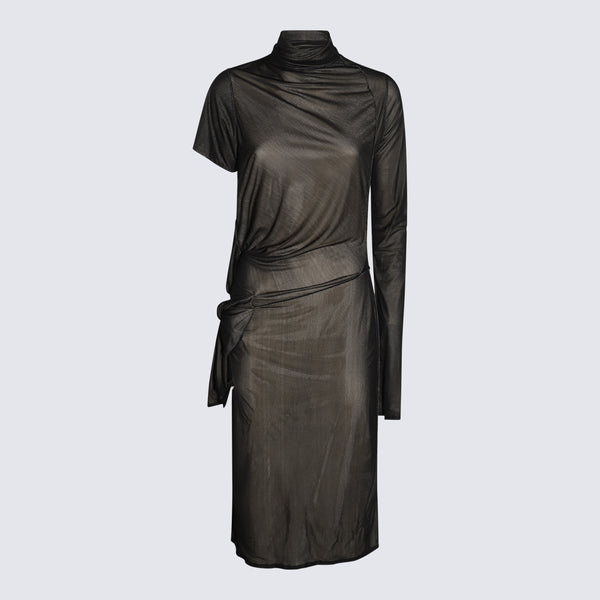 Maison Margiela 100% Viscose dress in black