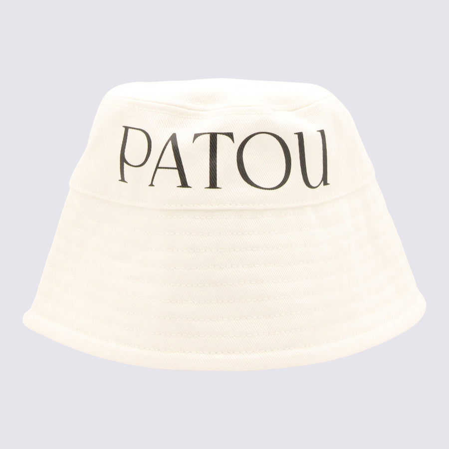 Patou AC0270132 100% Cotton bucket hat in white
