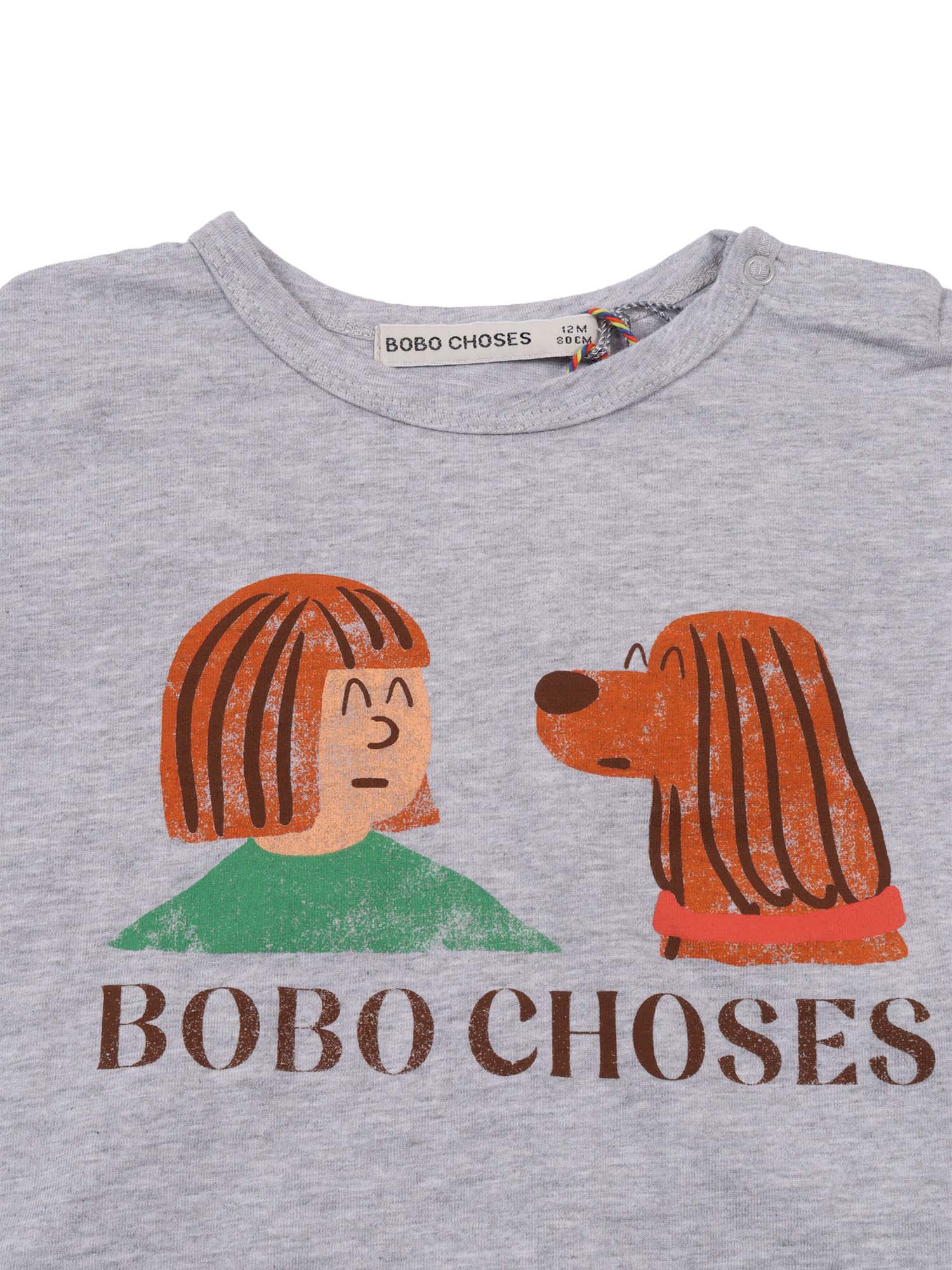 Friends In A Pickle T-shirt Grey Organic Cotton Short Sleeves