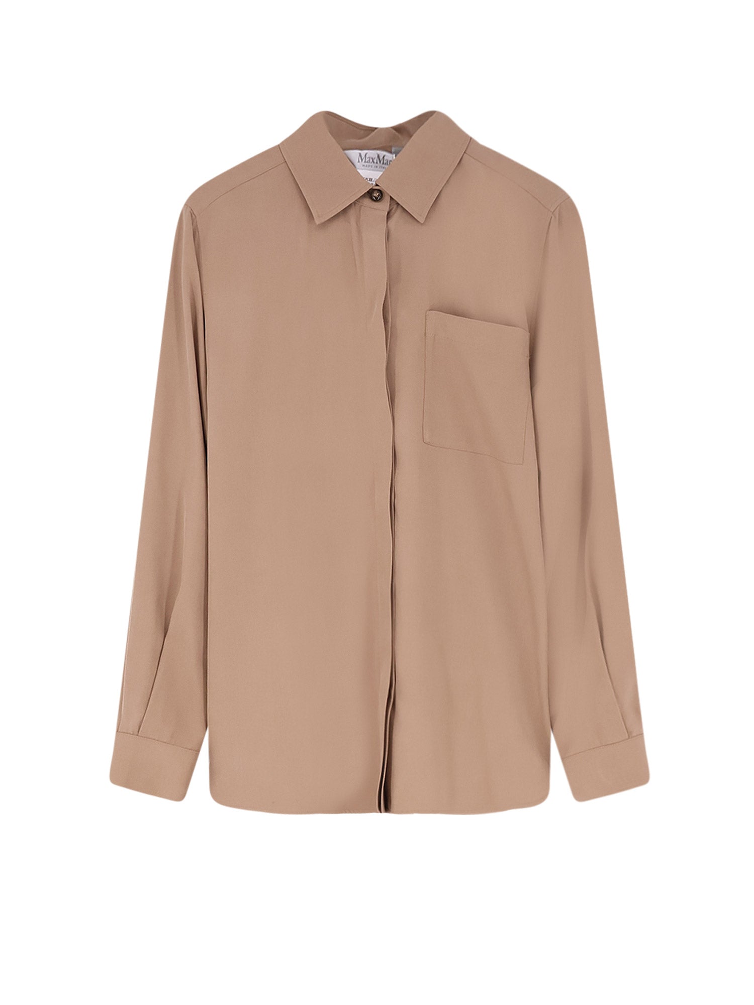 Max Mara Shirts Brown Seta