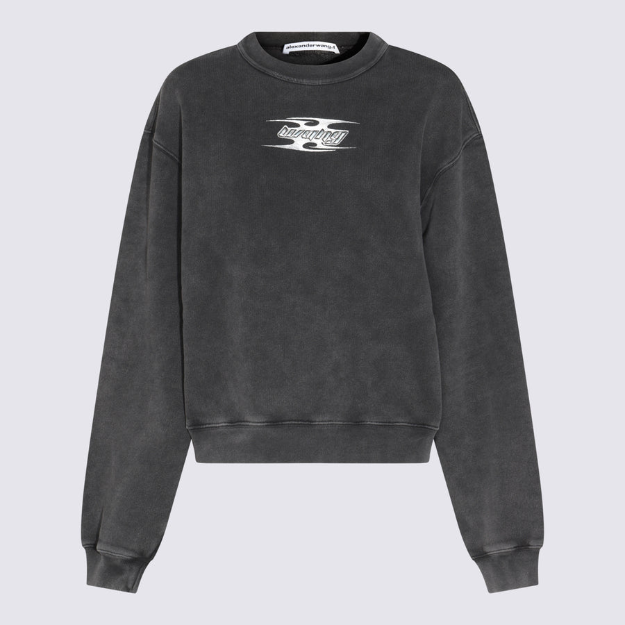 Alexander Wang 100% Cotton sweatshirt in gray