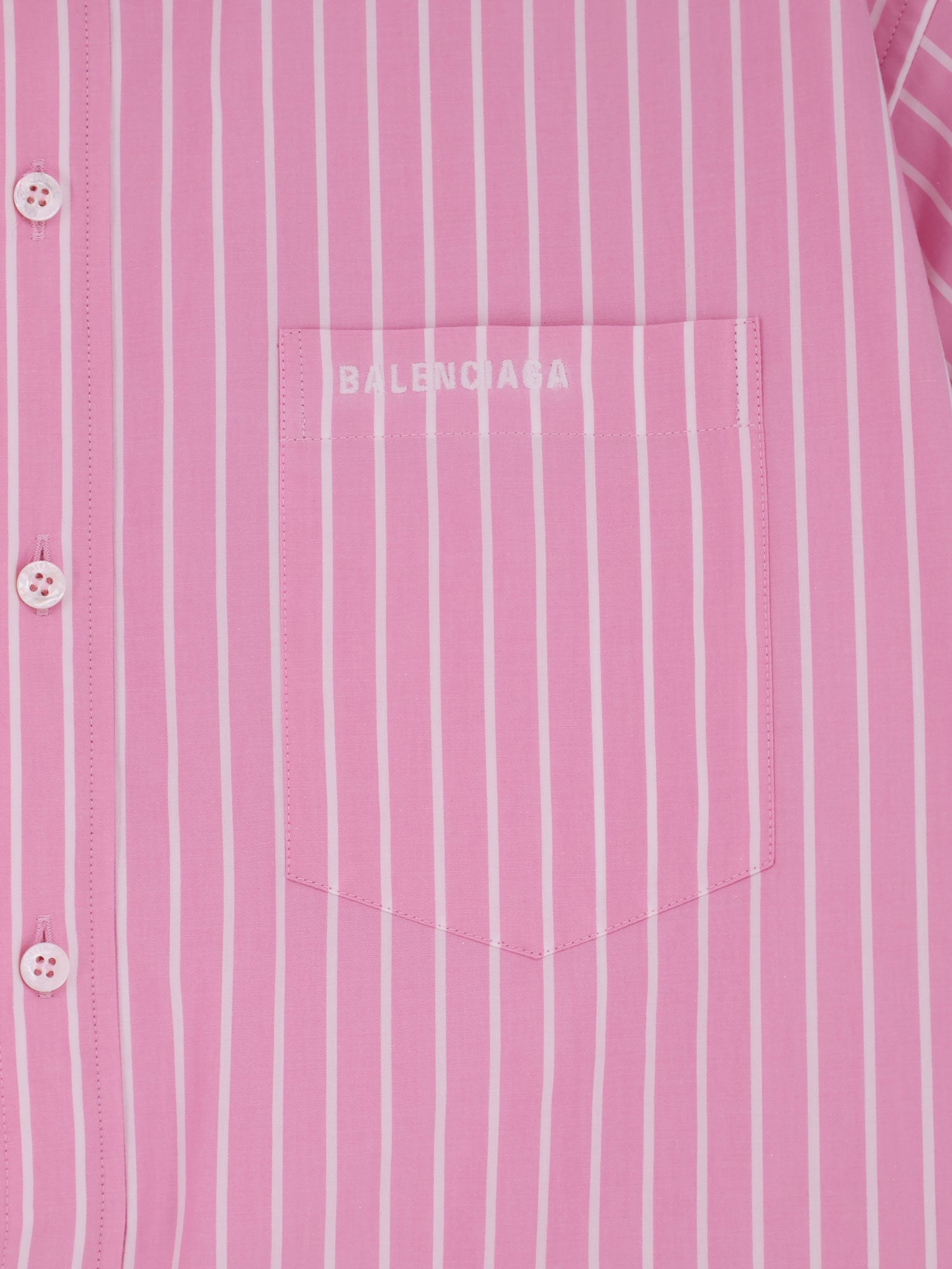Balenciaga Shirts Pink Cotone