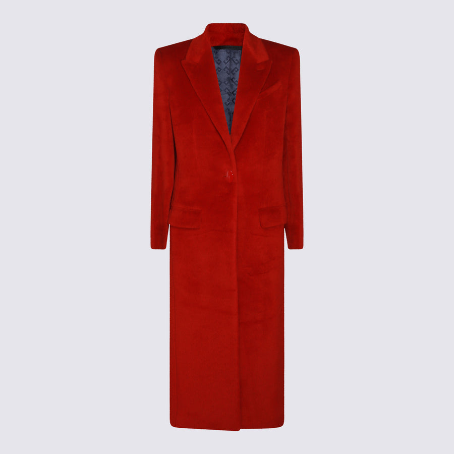Givenchy 69% Wool coat in red