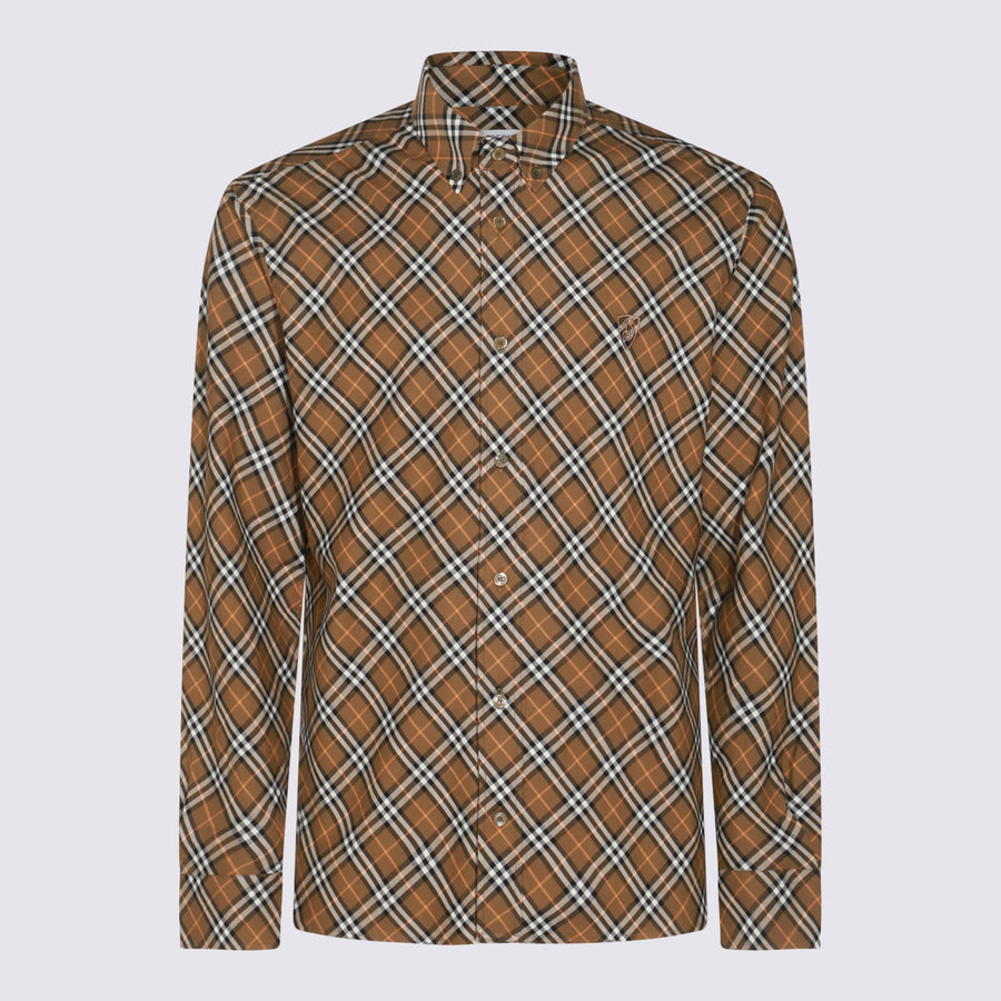 Burberry 100% CO shirt in brown