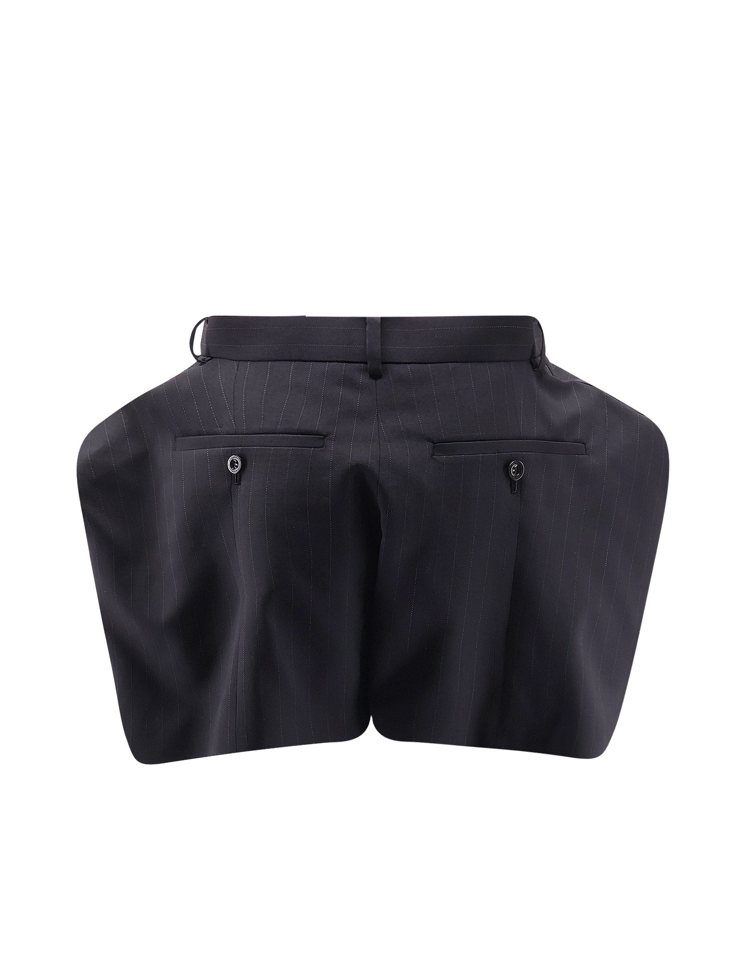 Sacai Shorts Black Poliestere Lana
