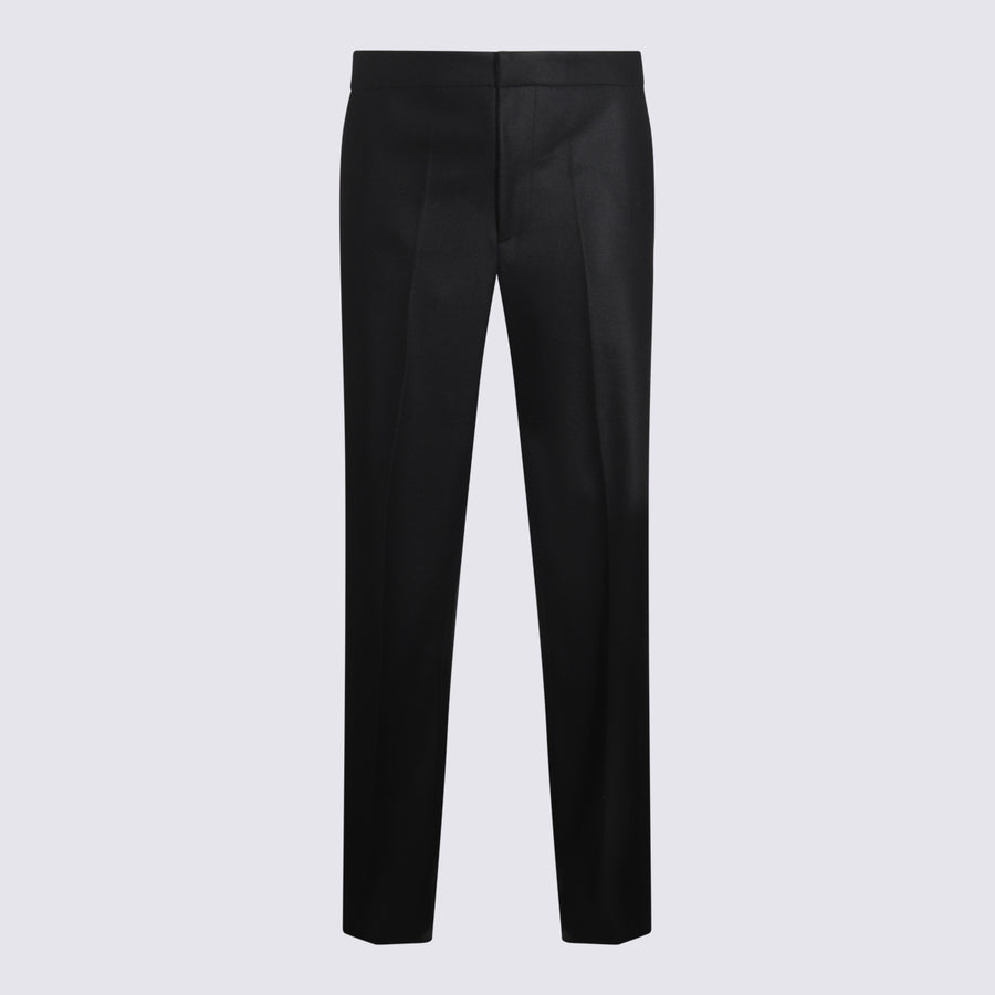 Jil Sander 100% Wool trousers in black