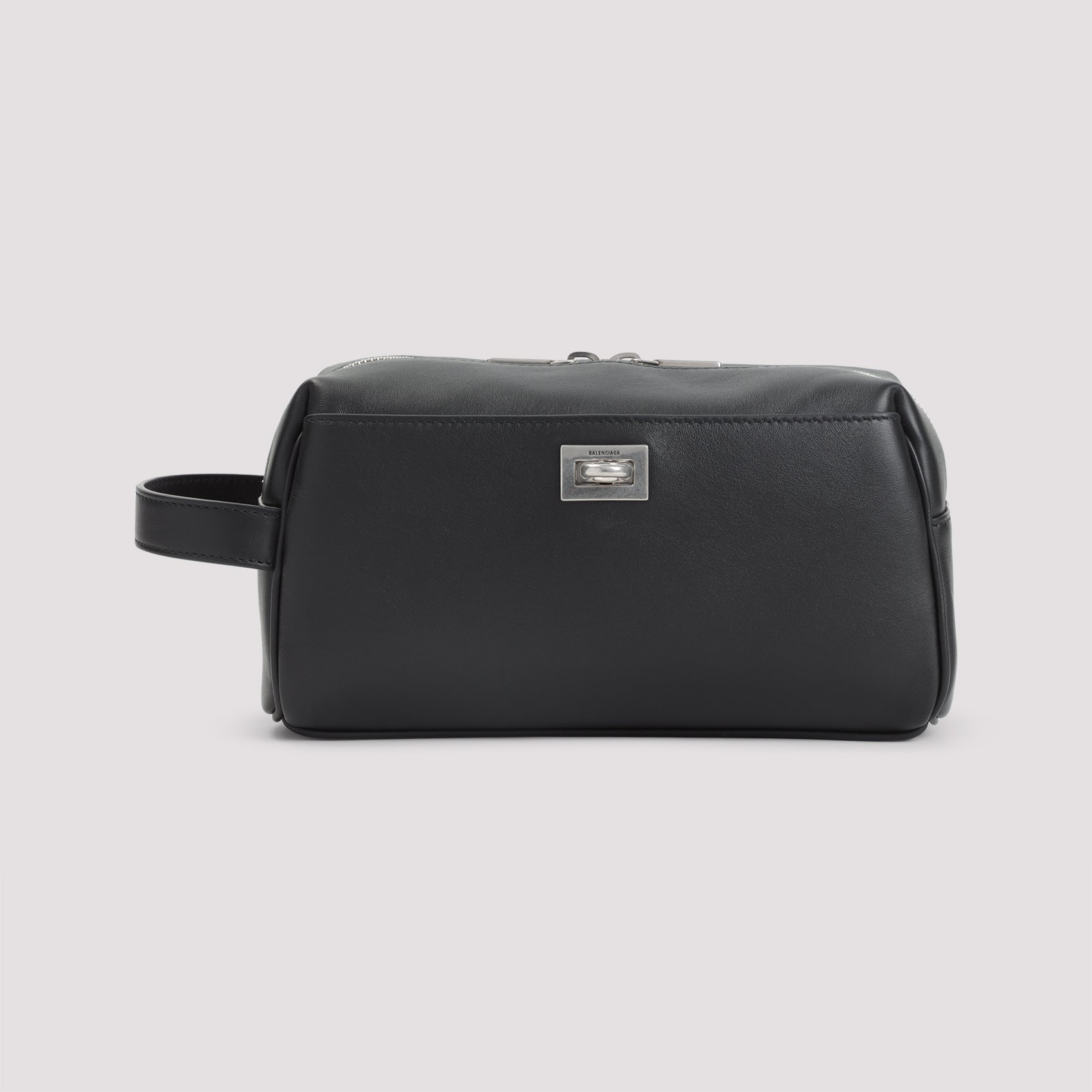 Rodeo Toiletry Pouch Black Leather Smallleathergoods