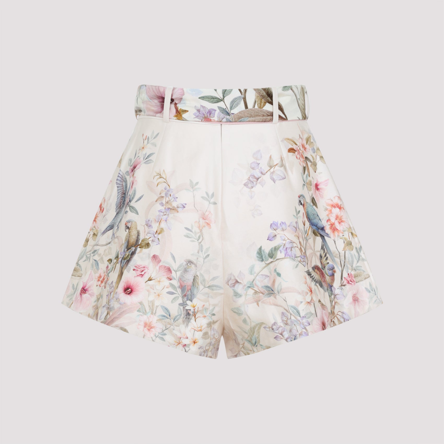 Rebellion Tuck Short Pink & Purple Silk Cotton