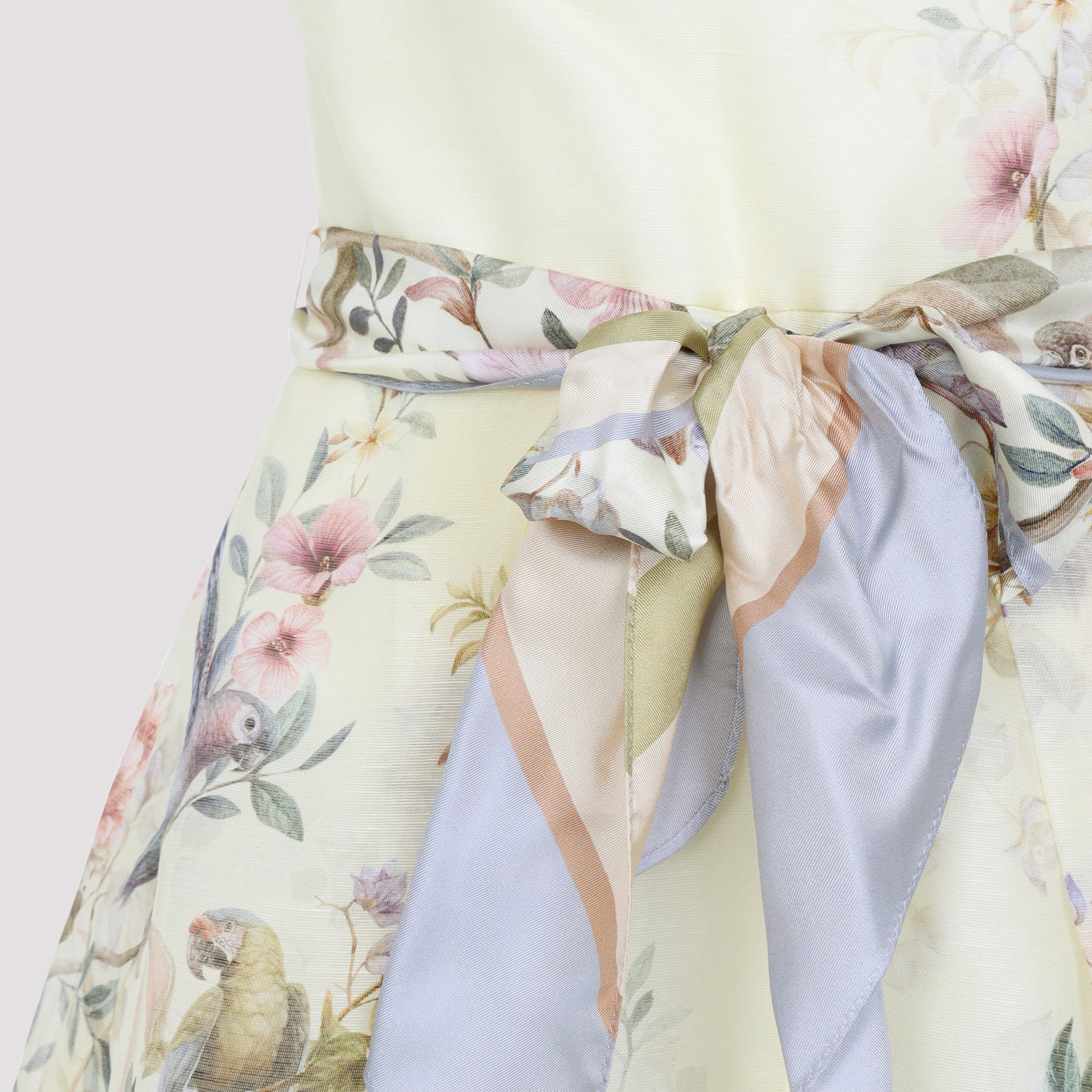 Rebellion Fitted Playsuit Nude & Neutrals Linen Silk Dress