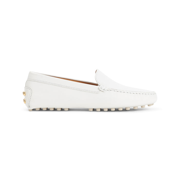 Leather Loafers White Rubber Shoe