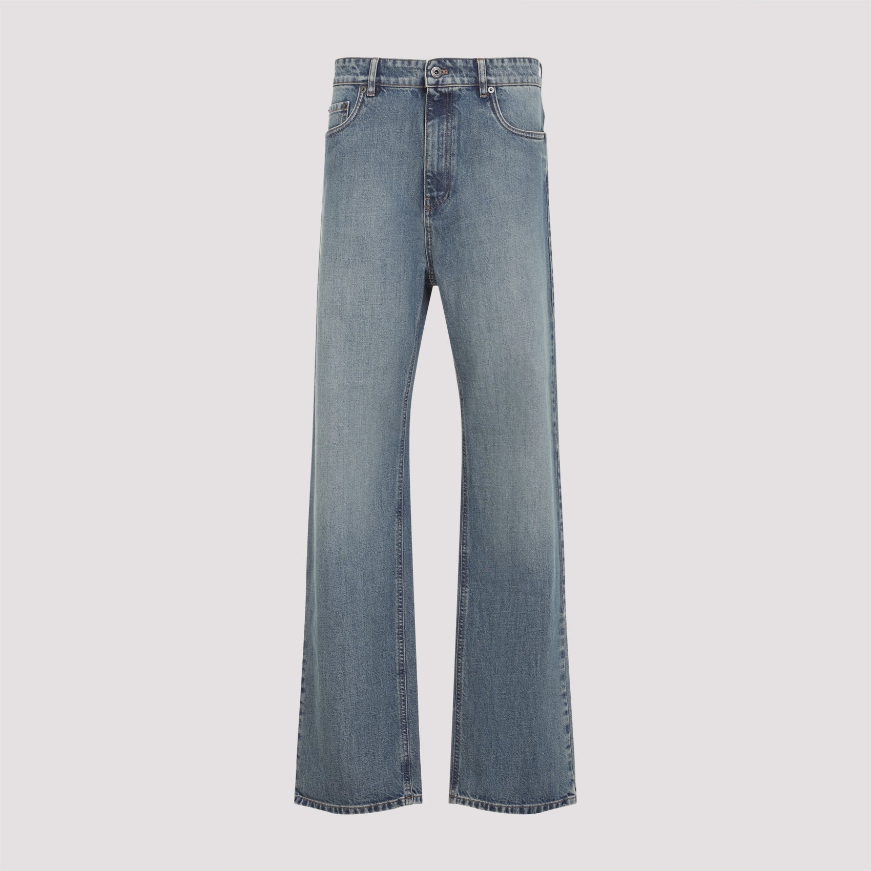 Pants Blue Cotton
