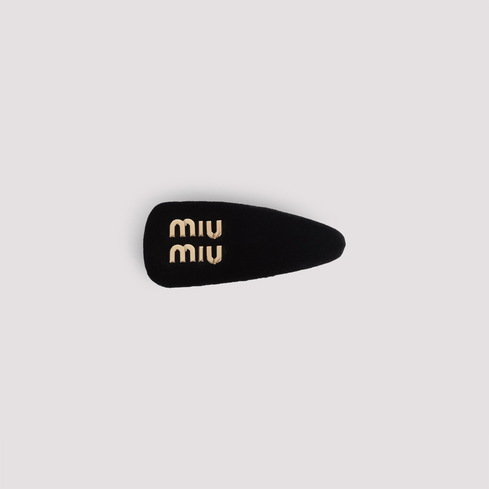 Hair Pin Black Brass Velvet Hat