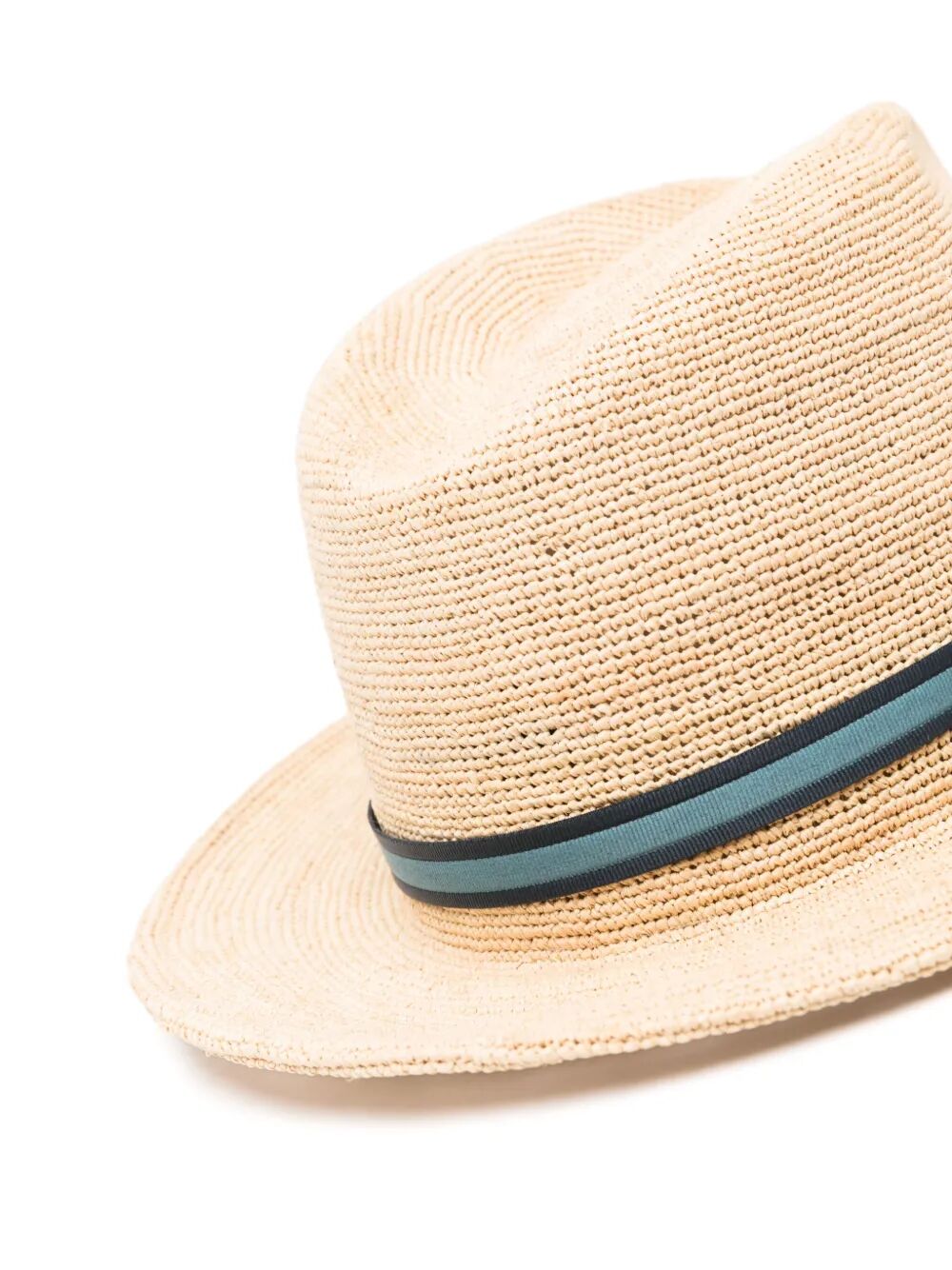 Argentina Rafia Crochet Medium Brim White Straw Hat