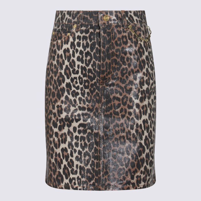 GANNI Skirts Brown _org Co Ea