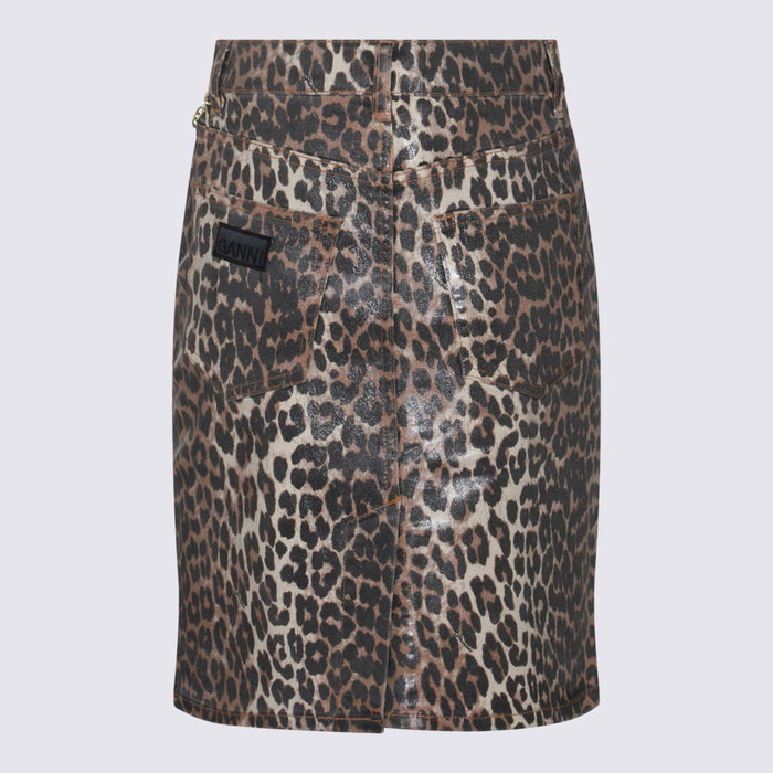 GANNI Skirts Brown _org Co Ea