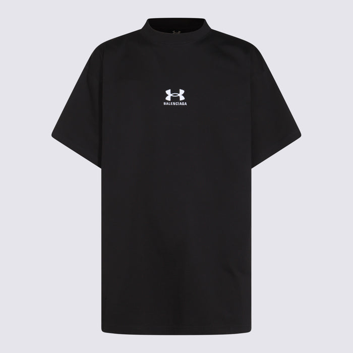 Balenciaga T-shirts and Polos Black _co