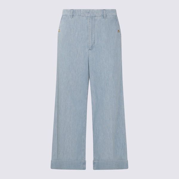 Valentino 100% PA; External: 100% CO trousers in blue