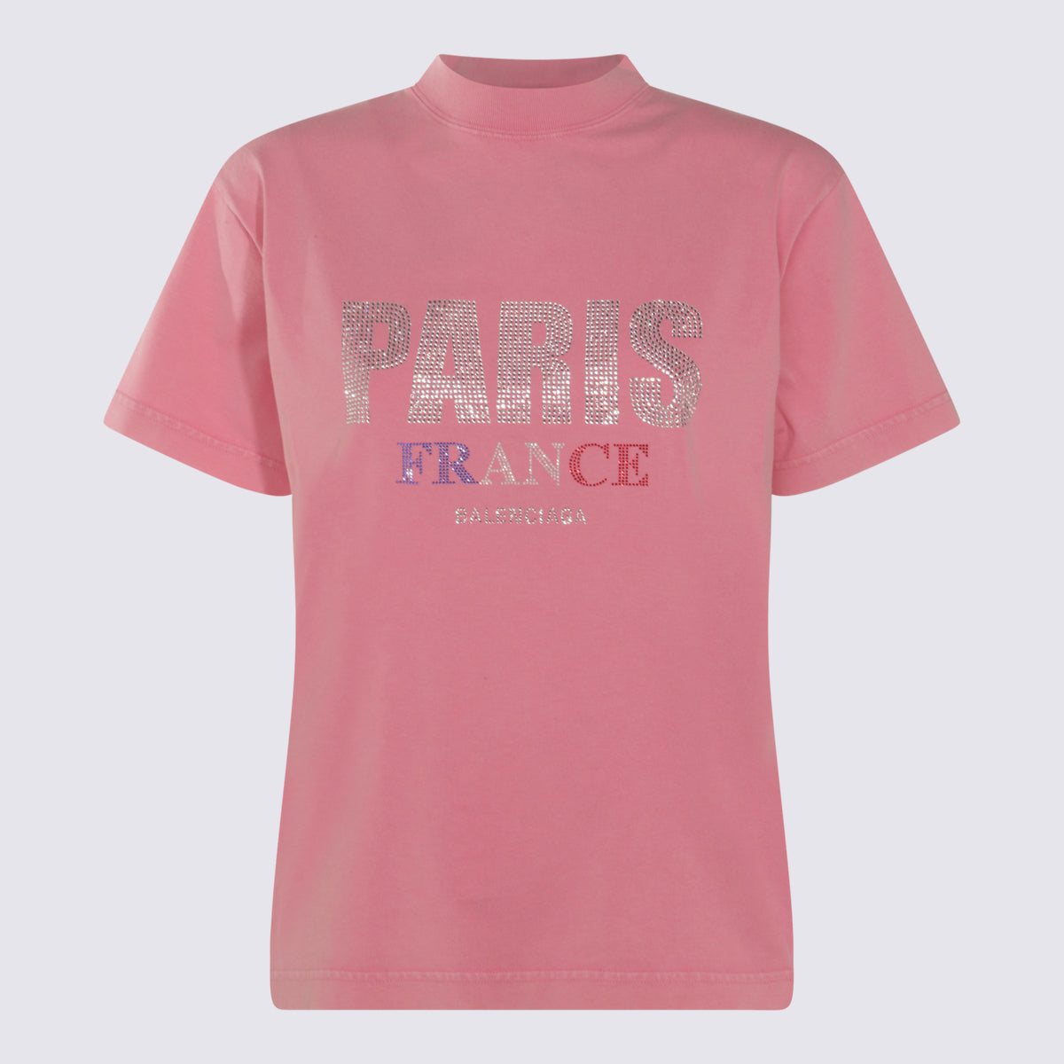 Balenciaga T-Shirts And Polos Faded Pink _co
