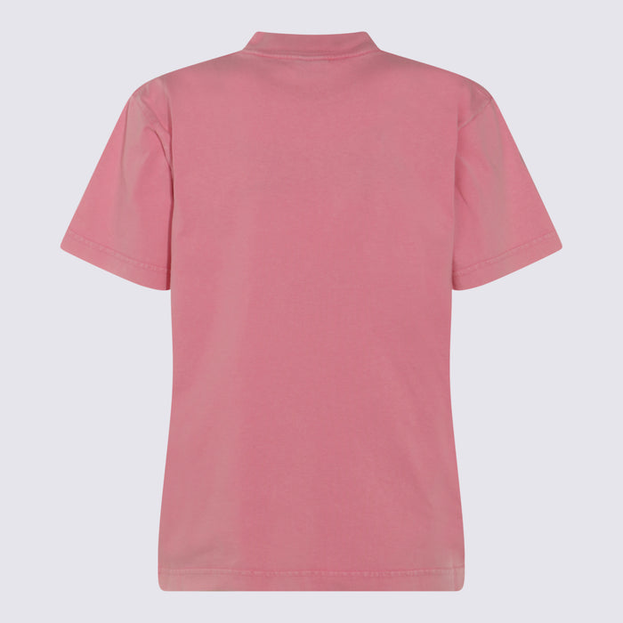 Balenciaga T-Shirts And Polos Faded Pink _co