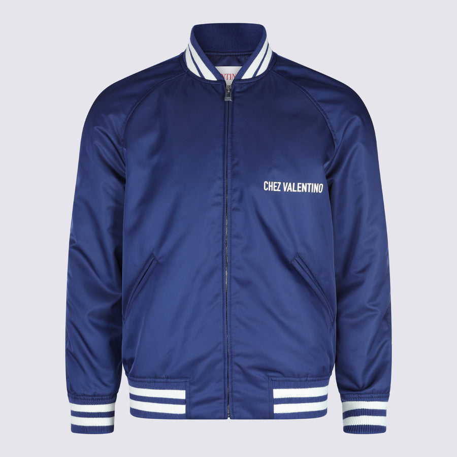 Valentino 100% PA (Nylon) jacket in navy