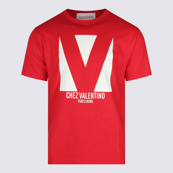 Valentino T-Shirts And Polos Red _co