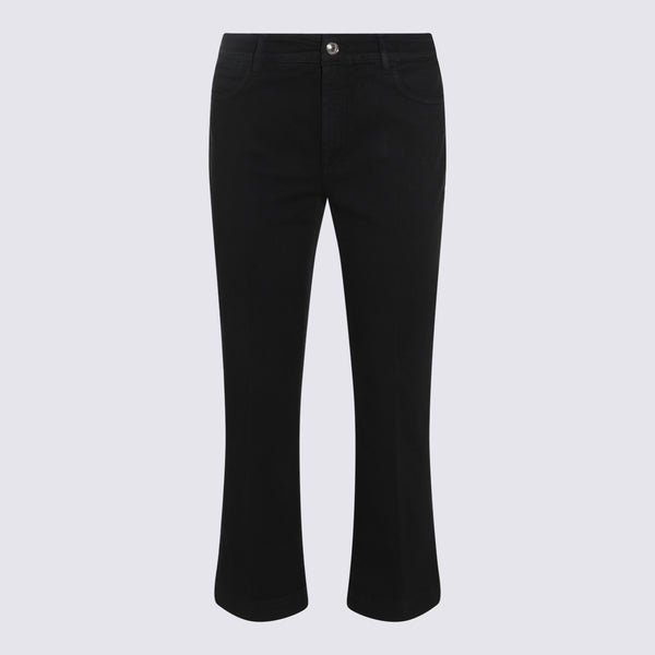 Sportmax 93% Cotton jeans in black