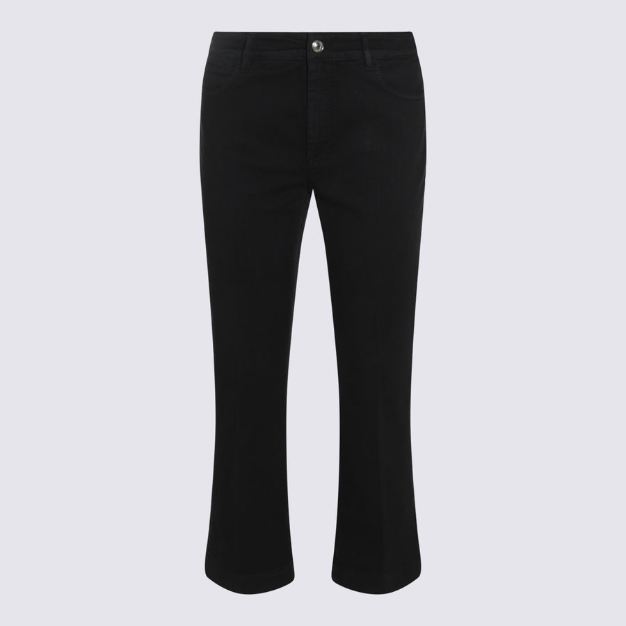 Sportmax 93% Cotton jeans in black