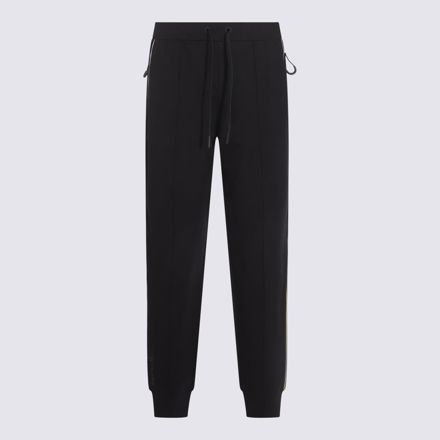 Moncler Grenoble 48% cotton joggers in black