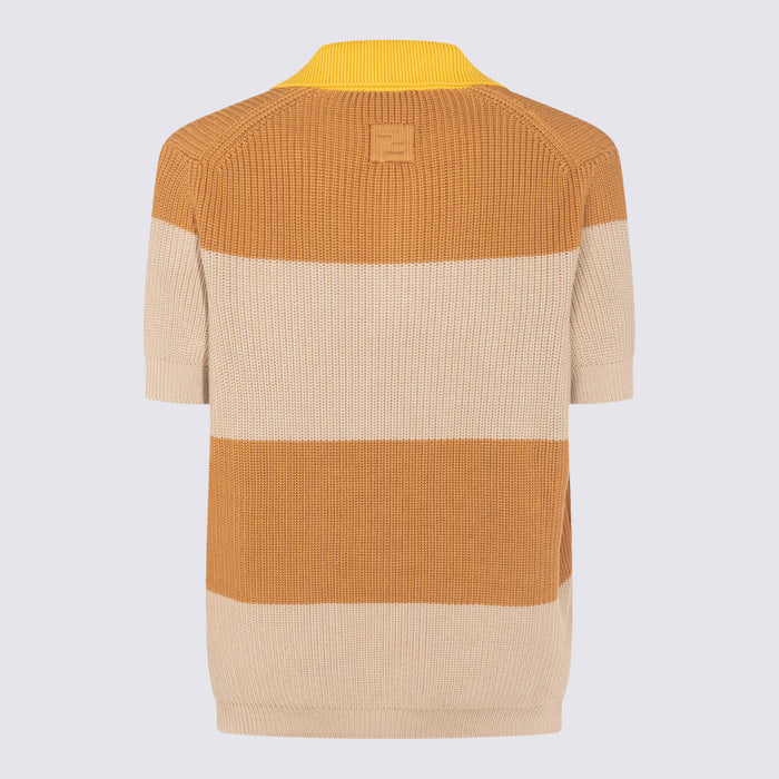 Fendi Sweaters Stone/sand Co+nr1bott:madreperla