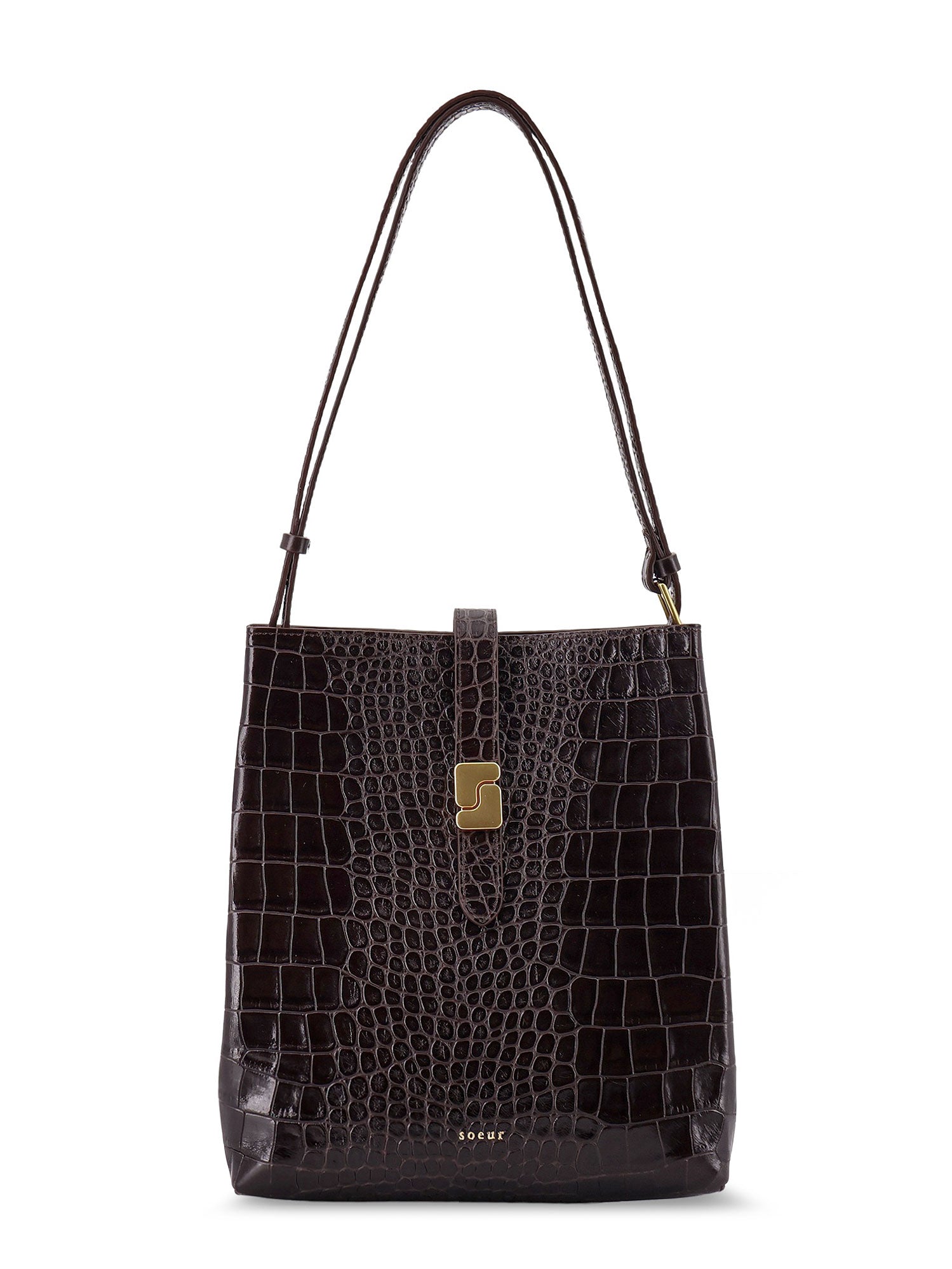 Soeur Bags Marronfonce Pelle