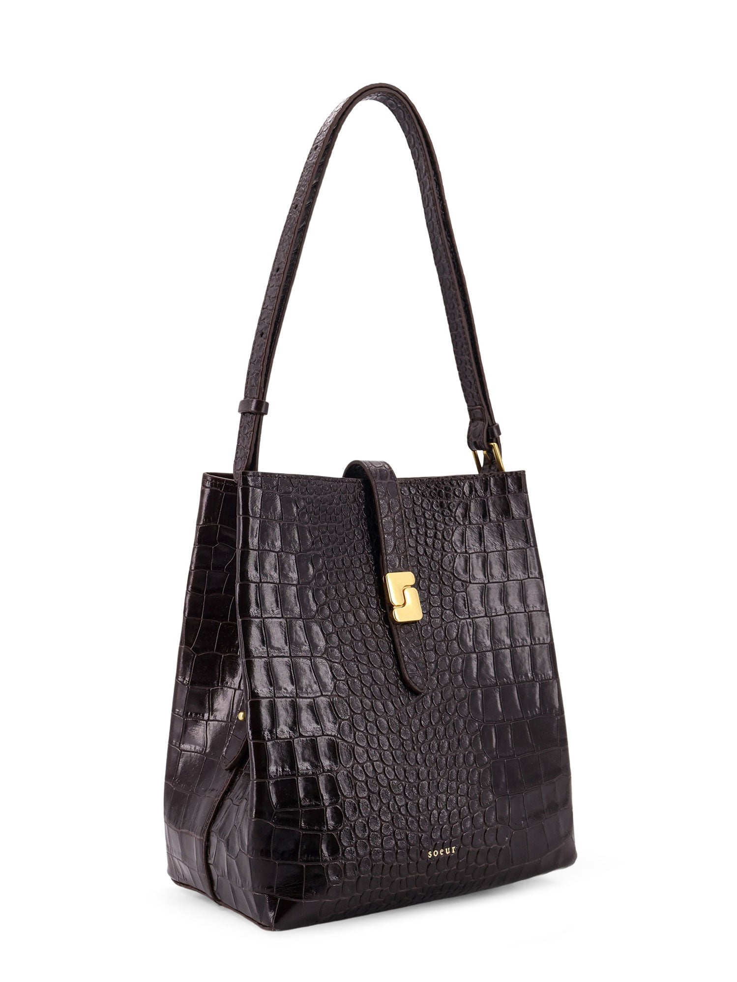 Soeur Bags Marronfonce Pelle