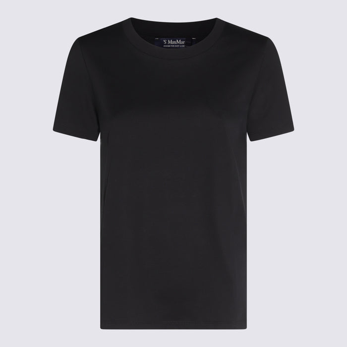S Max Mara T-shirts and Polos Black _co