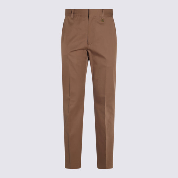 Burberry 100% Cotton trousers in beige