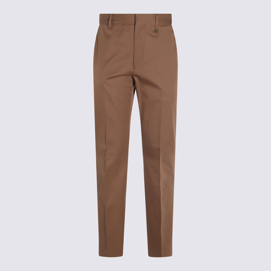 Burberry 100% Cotton trousers in beige