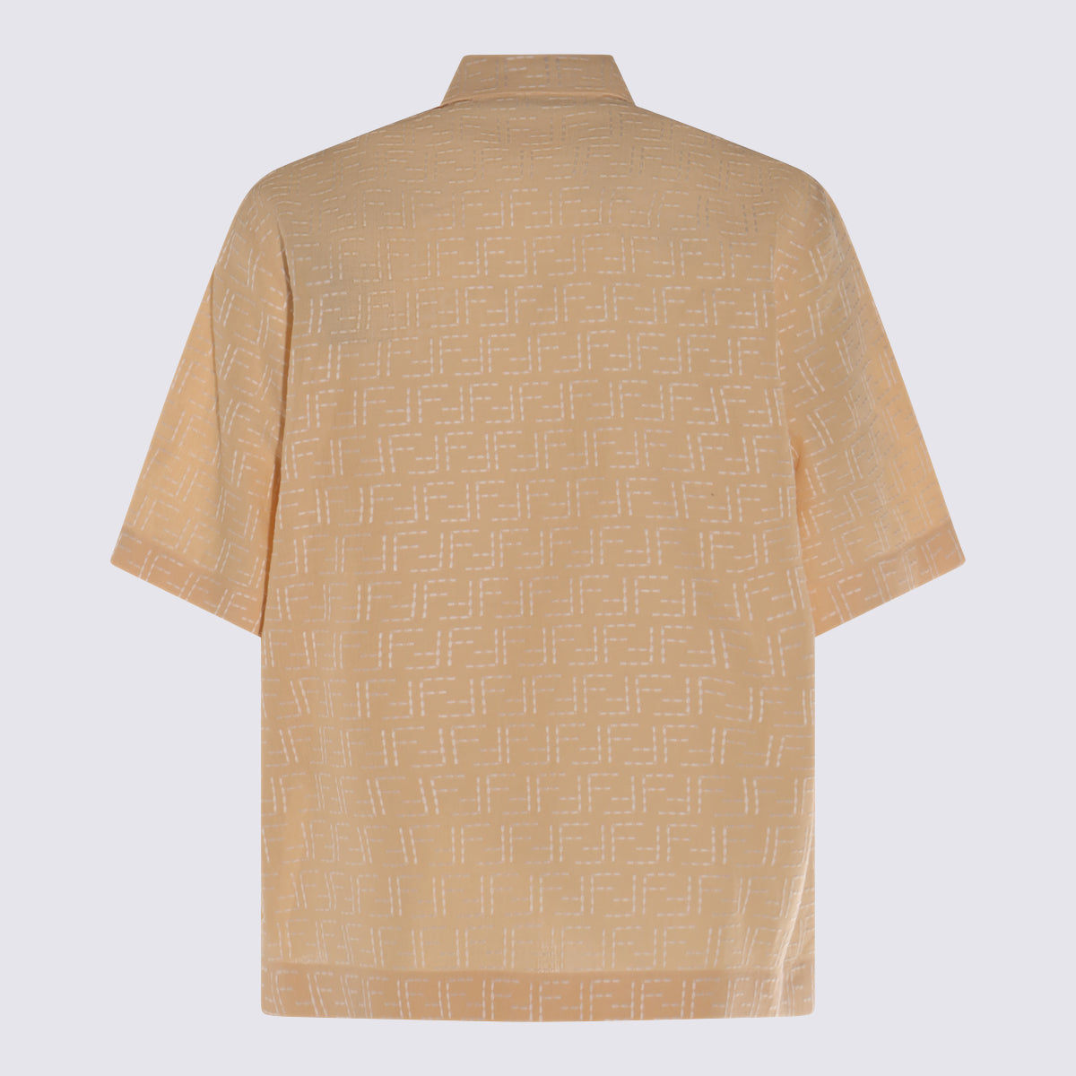 Fendi Shirts Burro Pl+nr8bott:madreperla