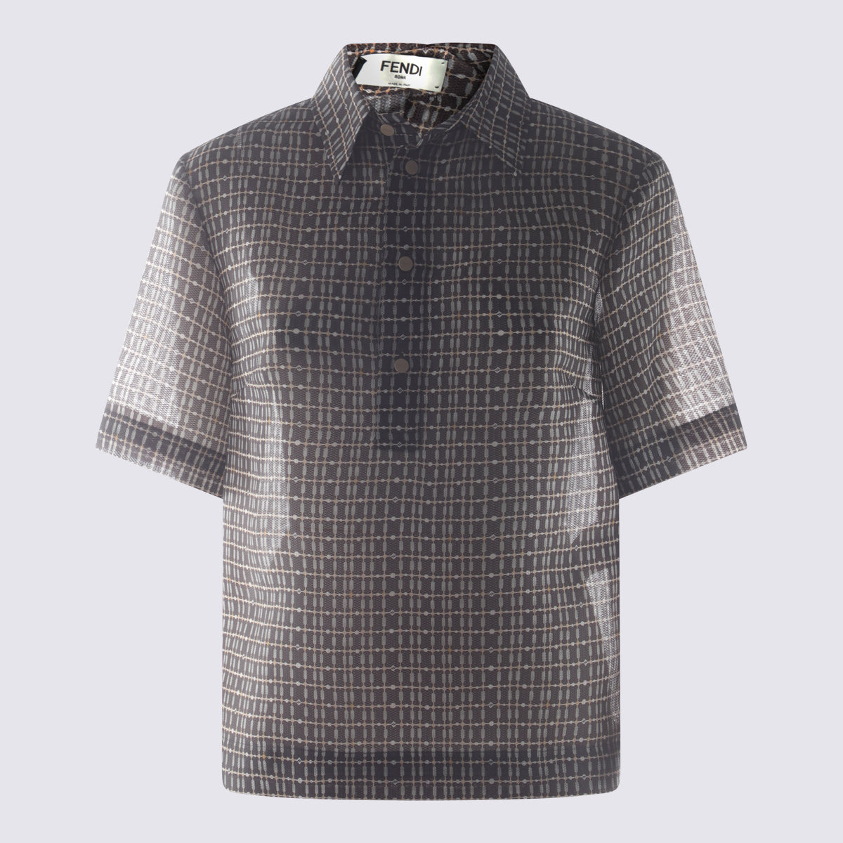 Fendi Shirts Brown