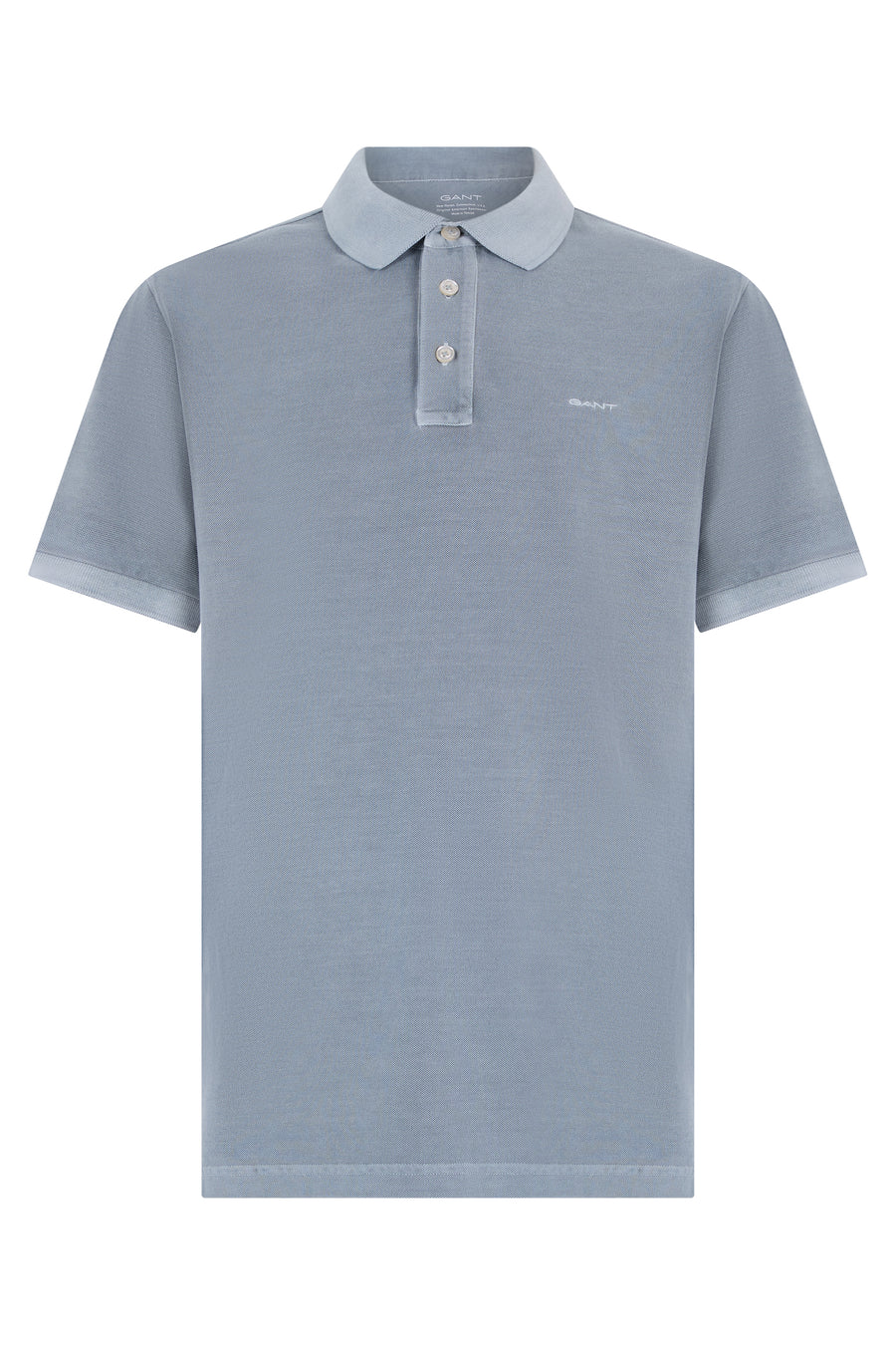 Polo Shirt Turquoise Cotton