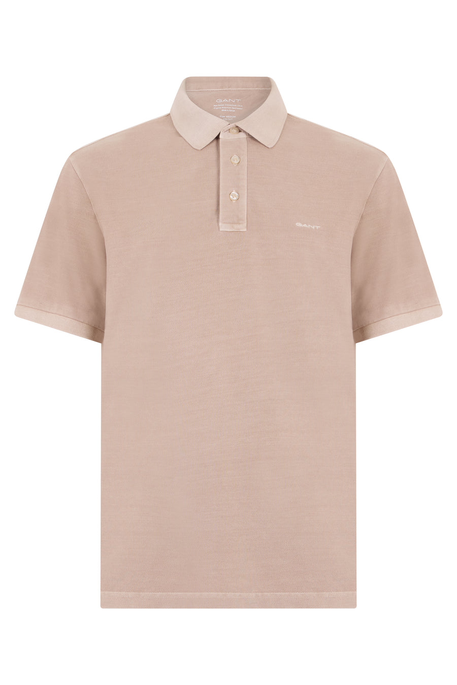 Polo Shirt Beige Cotton