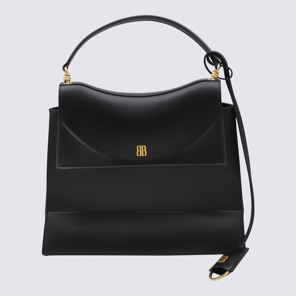 Balenciaga Leather shoulder bag in black