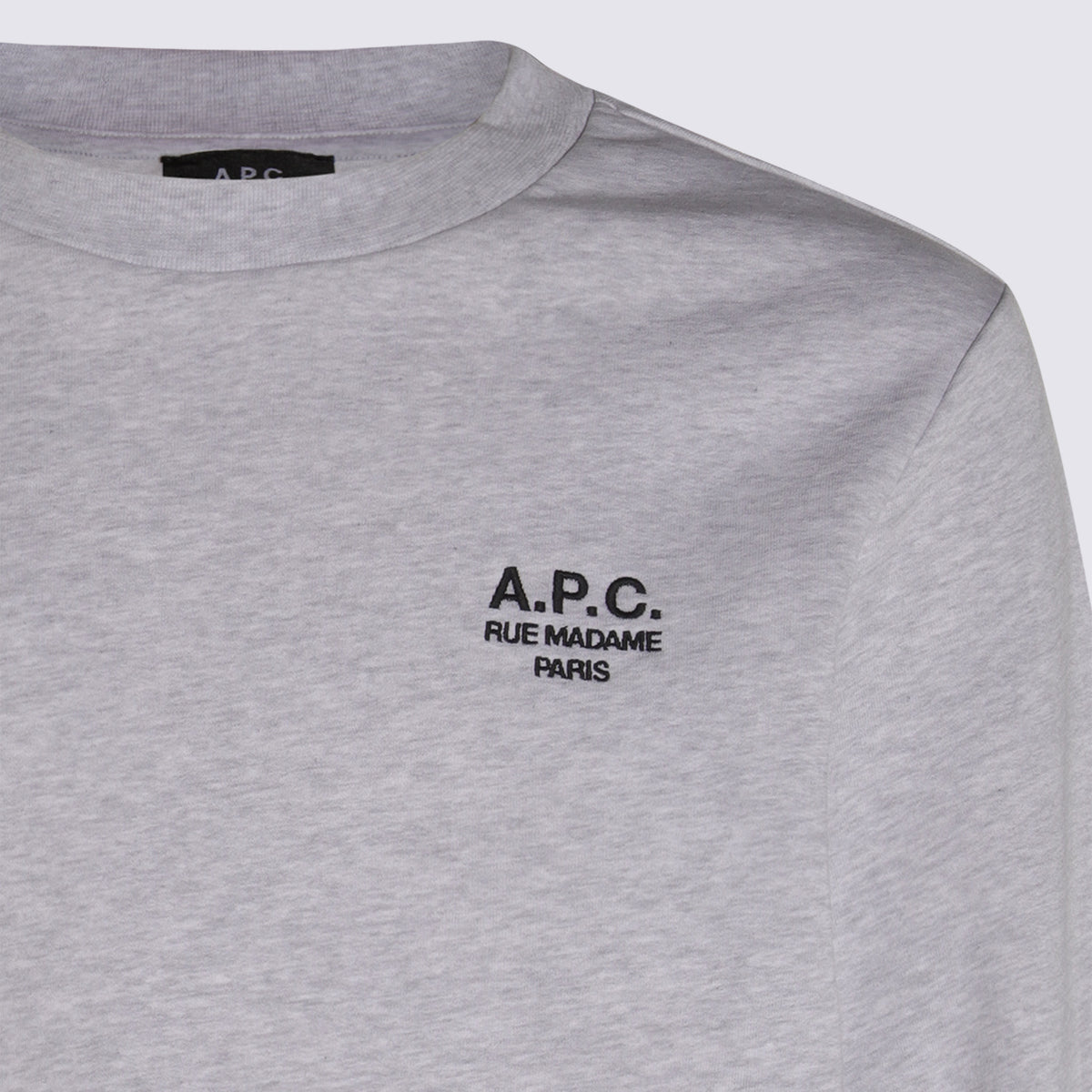 A.P.C. Sweaters Heathered grey/black _100 % Co