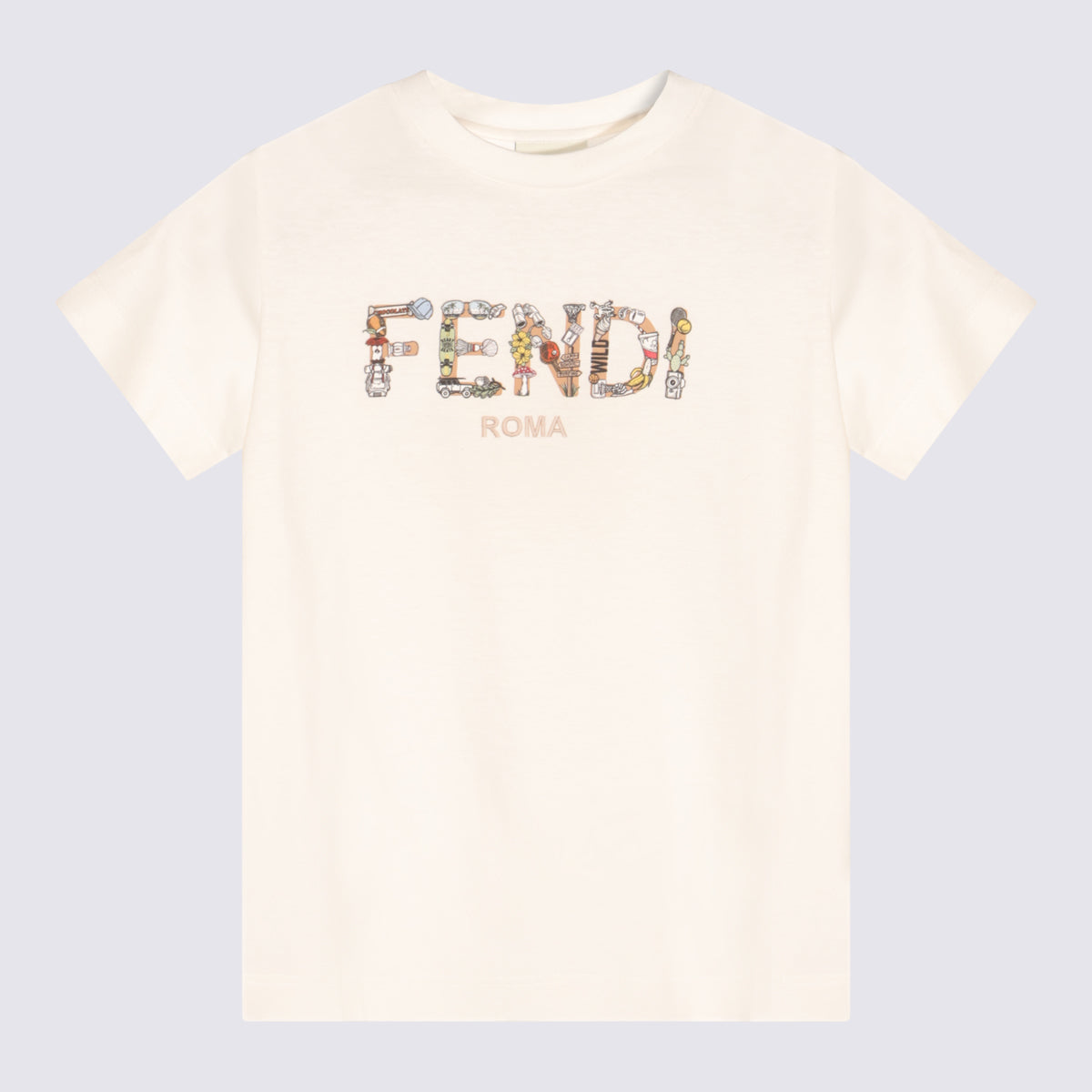 Fendi T-shirts and Polos Gesso _co